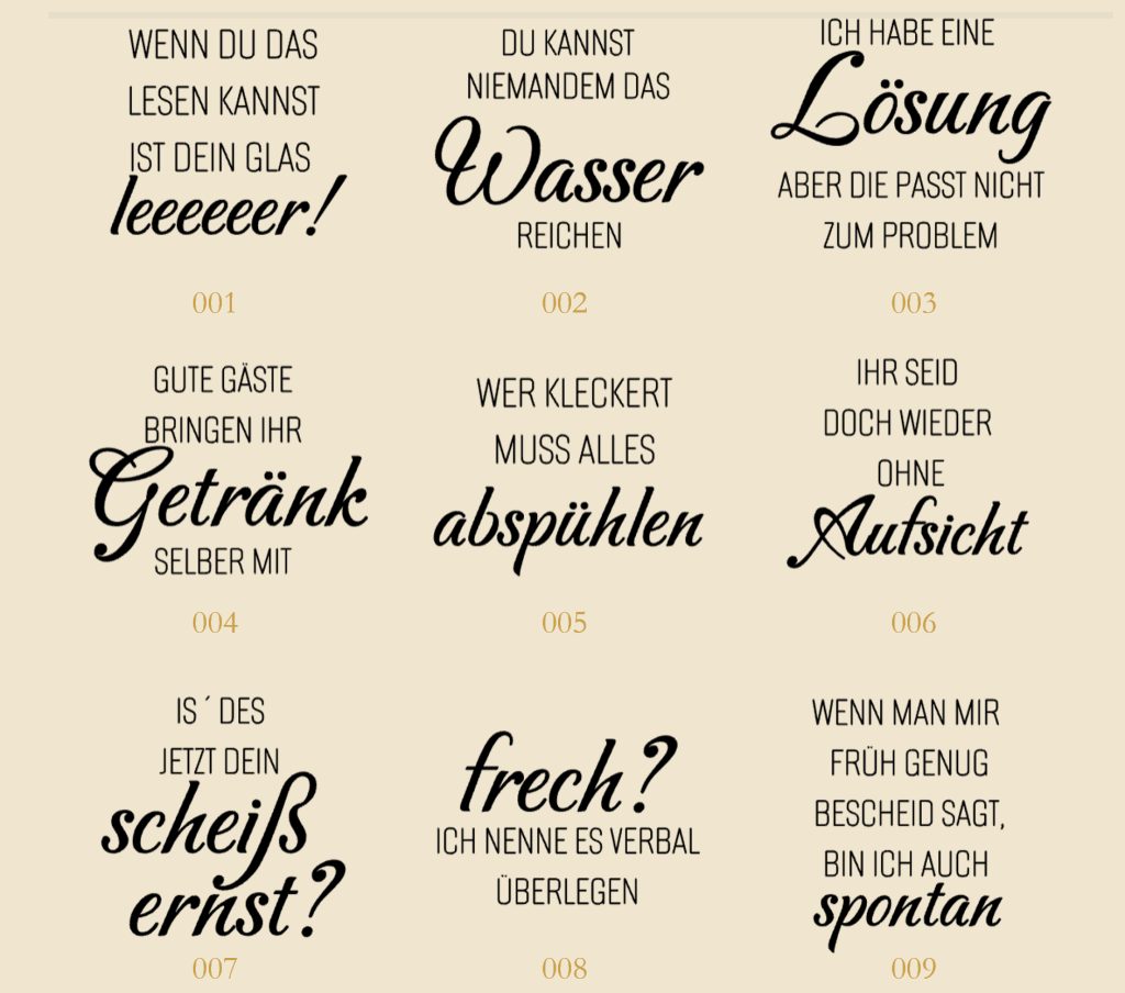 Sprüche