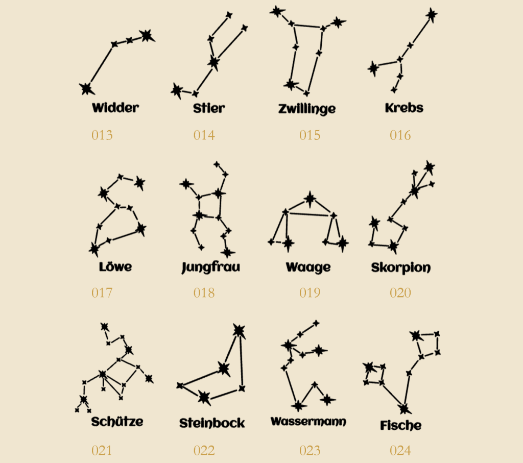 Sternzeichen Sternenbild